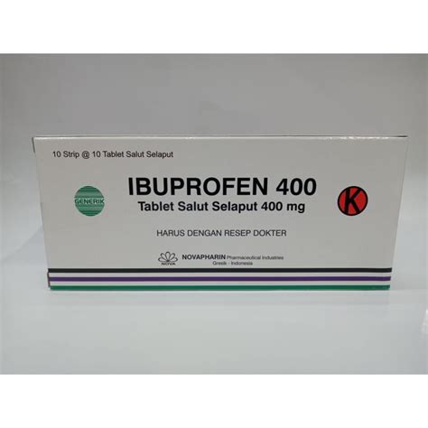 Harga Ibuprofen 400 mg di Indonesia