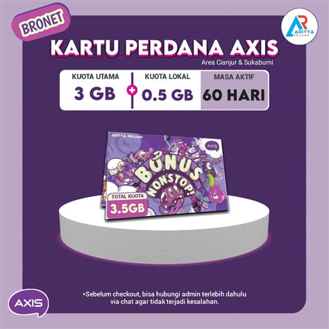 Harga Kartu Perdana Axis 2021