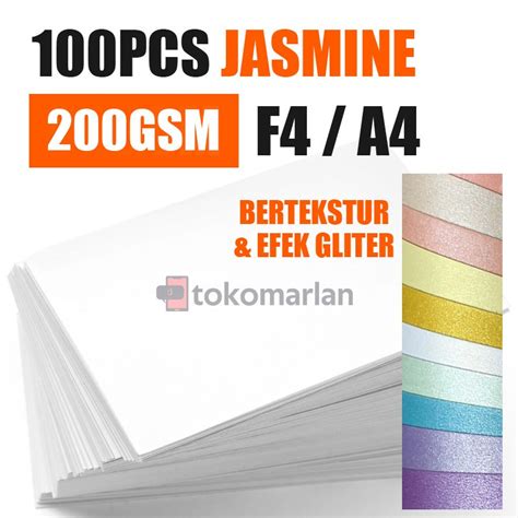Harga Kertas Jasmine A4 dan Kelebihannya