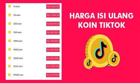 Harga Koin TikTok Live Indonesia