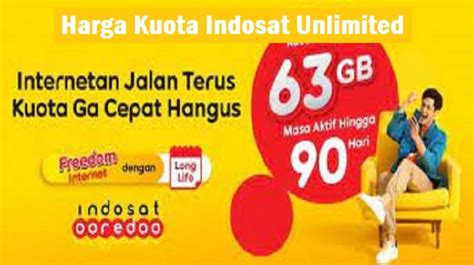 Harga Kuota Indosat Unlimited