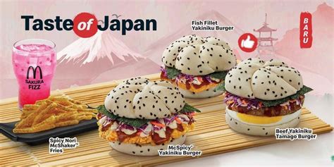 Harga Makanan McD Taste Of Japan