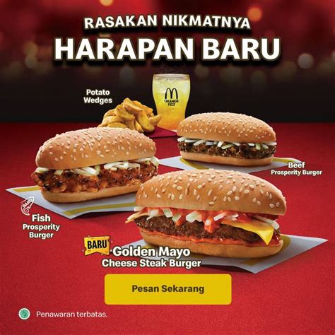 Harga Mantap Burger McD yang Terjangkau!
