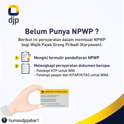 Harga Membuat NPWP