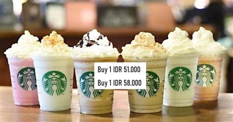 Harga Minuman Starbucks 2022