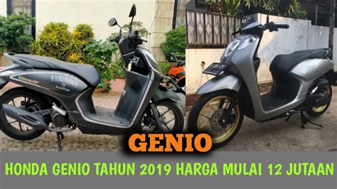 Harga Motor Genio Bekas