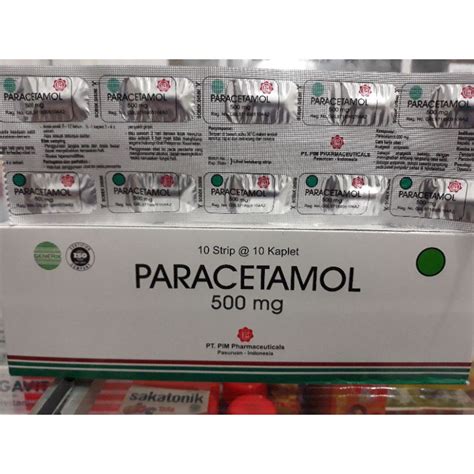 Harga Paracetamol Tablet di Indonesia