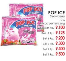 Harga Pop Ice yang Terjangkau untuk Semua!