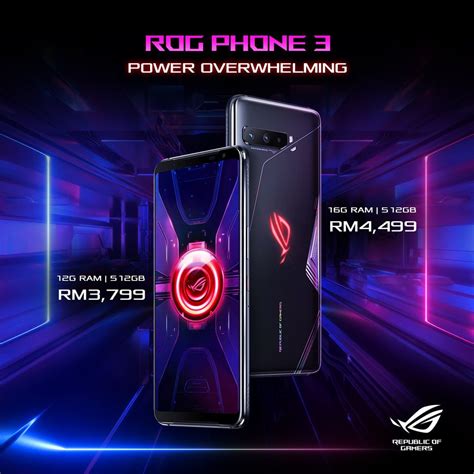 Harga ROG Phone 3, Ponsel Gaming Berkinerja Tinggi dari Asus