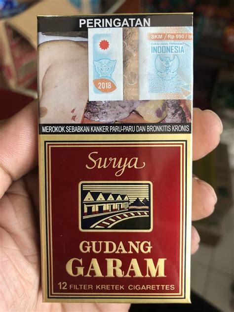 Harga Rokok Surya di Pasaran