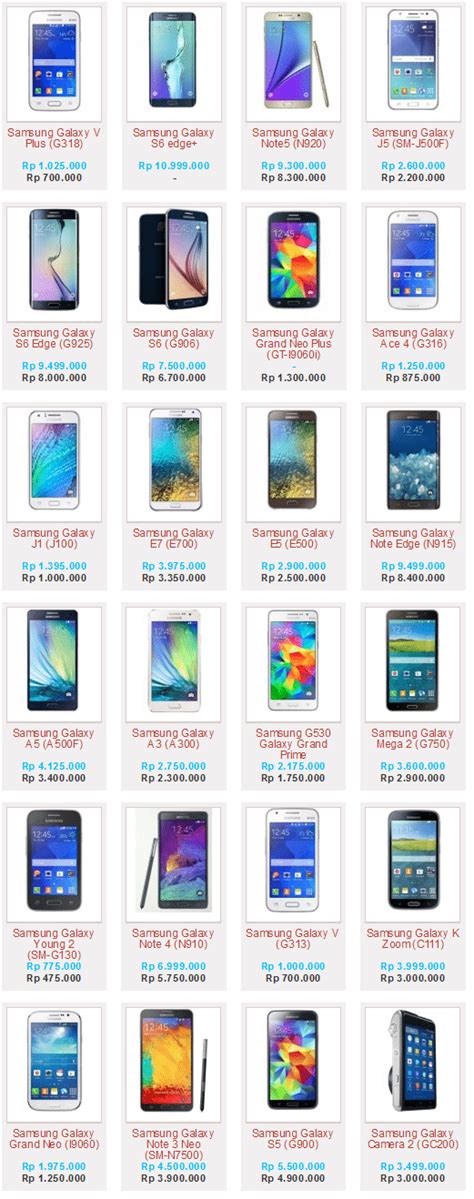 Harga Samsung 21U: Semua Harga Terbaru dan Pilihan Terbaik untuk Anda!