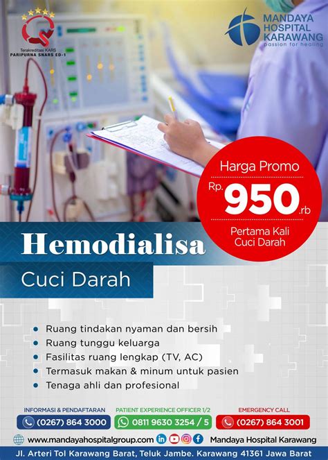 Harga Sekali Cuci Darah