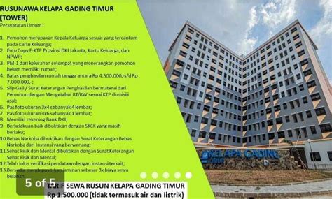 Harga Sewa Rusunawa Terbaik di Indonesia