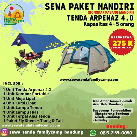 Harga Sewa Tenda Terbaik di Indonesia