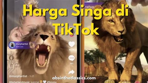 Harga Singa TikTok Terkini 2021