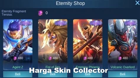 Harga Skin Collector di Indonesia