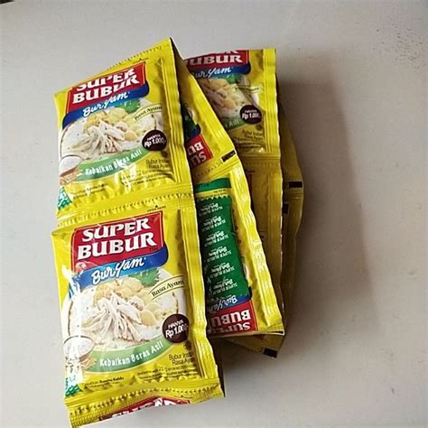 Harga Super Bubur Sachet Terbaru