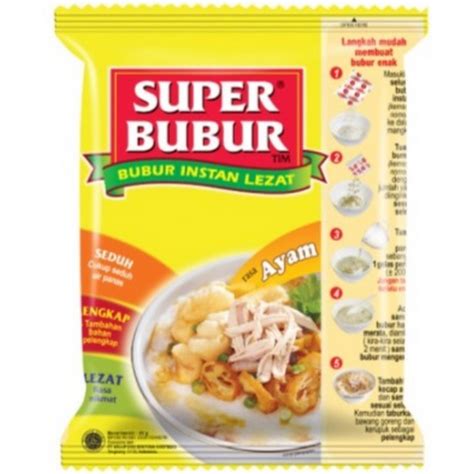 Harga Super Bubur, Makanan Ringan yang Terjangkau