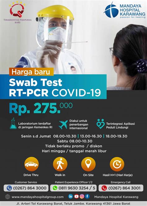 Harga Swab RT PCR di Indonesia