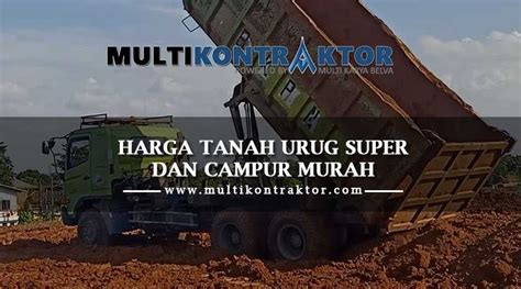 Harga Tanah Urug Per Rit