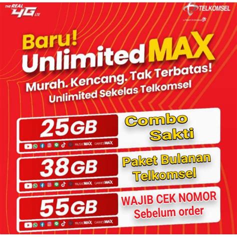 Harga Telkomsel Unlimited - Produk Unlimited Internet Terbaik di Indonesia