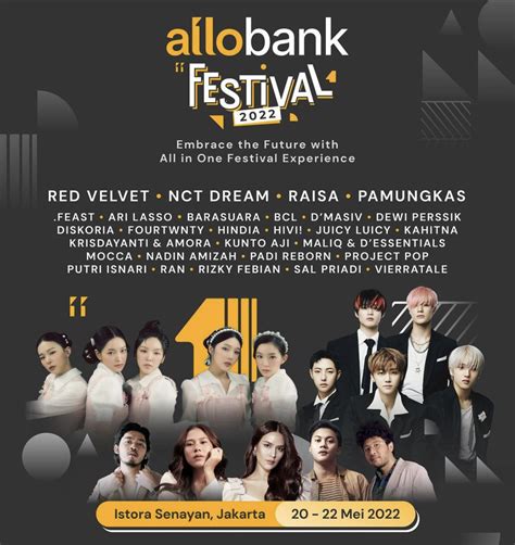 Harga Tiket Allo Bank Festival