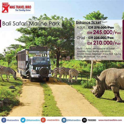 Harga Tiket Bali Safari: Temukan Harga Terbaik dan Promo Terbaru