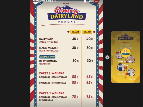 Harga Tiket Cimory Dairyland