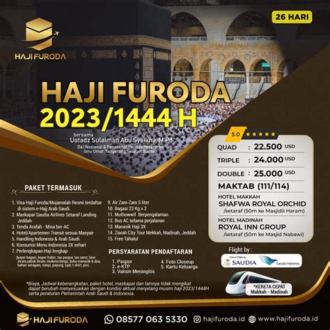 Harga Tiket Haji 2022