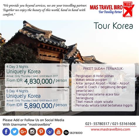 Harga Tiket Ke Korea - Cari tahu mana yang Paling Terjangkau?