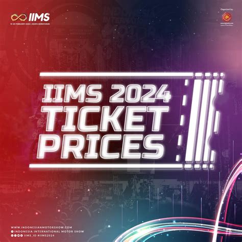 Harga Tiket Masuk IIMS 2020