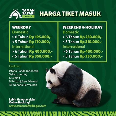 Harga Tiket Masuk Taman Safari Bogor
