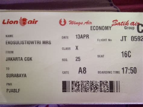 Harga Tiket Pesawat Banjarmasin Surabaya