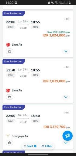Harga Tiket Pesawat Jakarta Bali