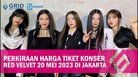 Harga Tiket Red Velvet di Indonesia