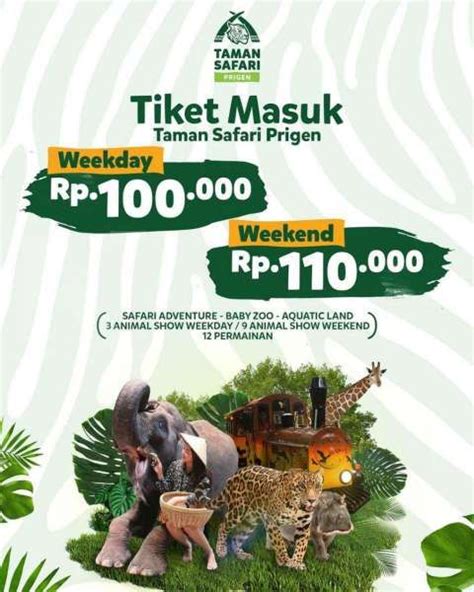 Harga Tiket Taman Safari Prigen