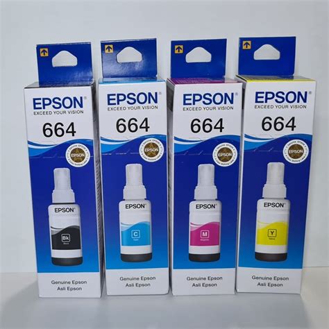 Harga Tinta Epson 664 Original Terkini