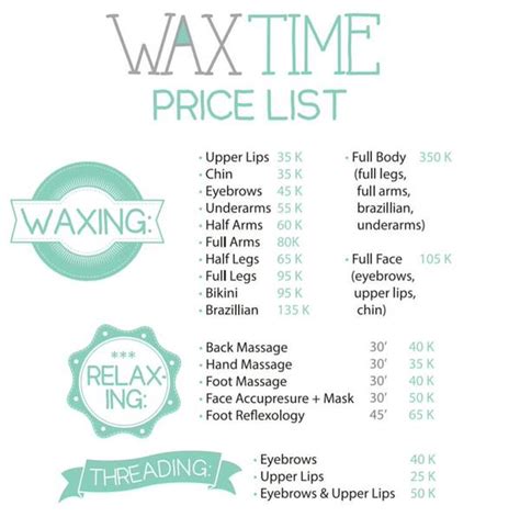 Harga Waxing Salon di Indonesia