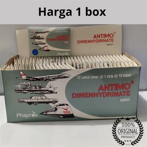 Harga Antimo 1 Pak