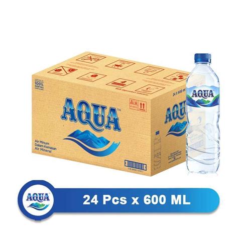 Harga Aqua 600 ML di Pasaran