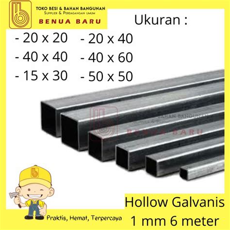 Harga Besi Galvanis Per Meter