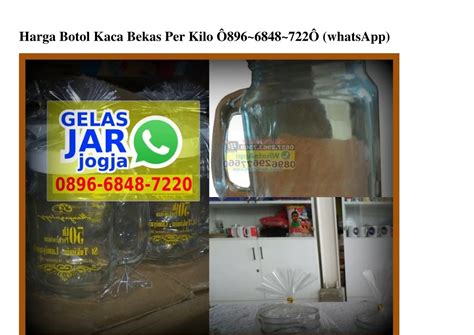 Harga Botol Bekas per Kilo