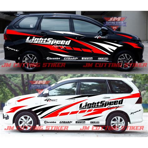 Harga Cutting Sticker Mobil Avanza Full Body