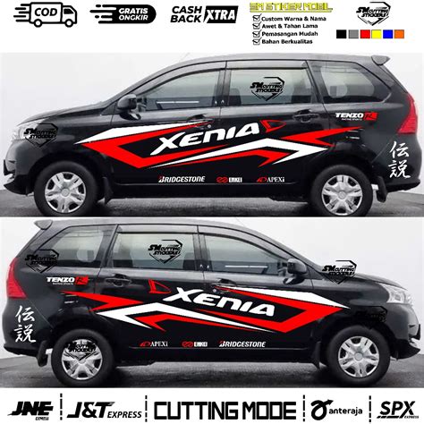 Harga Cutting Sticker Mobil Xenia