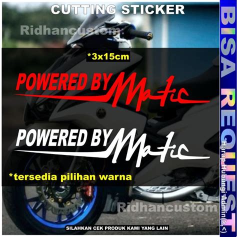 Harga Cutting Sticker Motor Matic