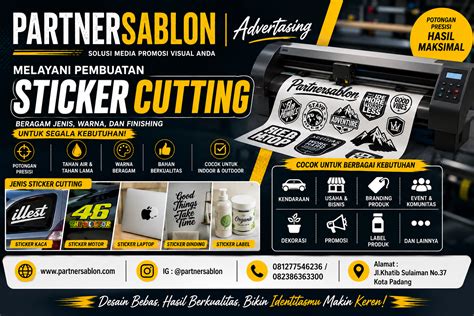Harga Cutting Sticker Per Meter