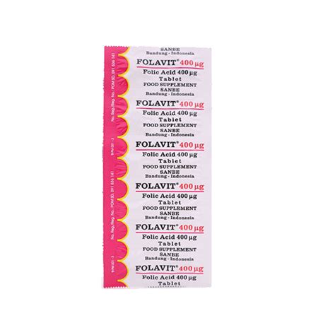 Harga FOLAVIT dan Manfaatnya