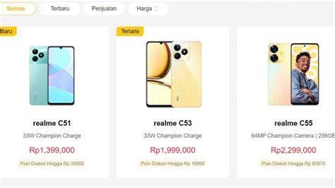 Harga HP Realme 12C Terbaru