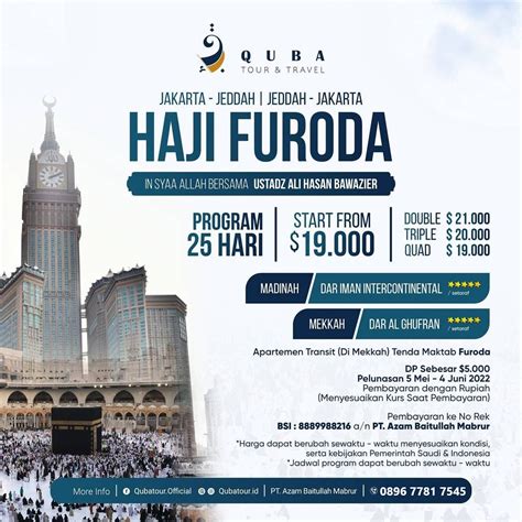 Harga Haji Furoda 2022