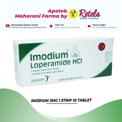 Harga Imodium 1 Tablet